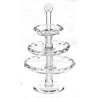 Etagere 3 etager, glas