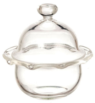 Bowle m/ låg, klar glas