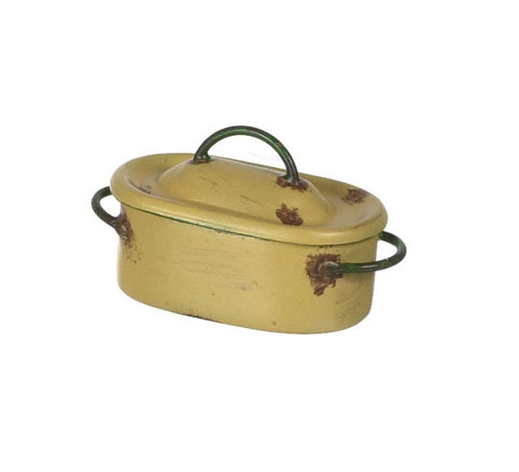 Dutch oven, gul emalje