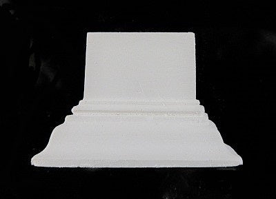 Kolnsol, gips H: 2,6 x B: 4 x D: 1,5 cm