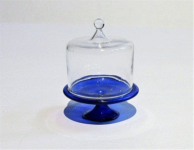 Lågfad på fod, glas