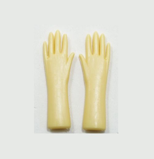 Gummihandsker, gule