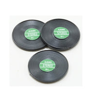 Grammofonpl. 3 stk. grøn