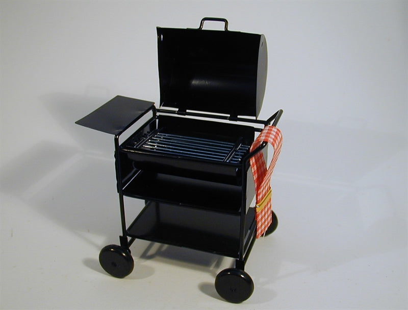 Grill, sort metal