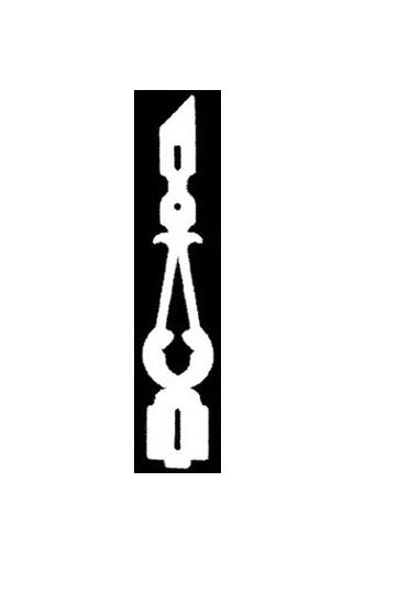 Baluster i laserskåret træ 14 stk.