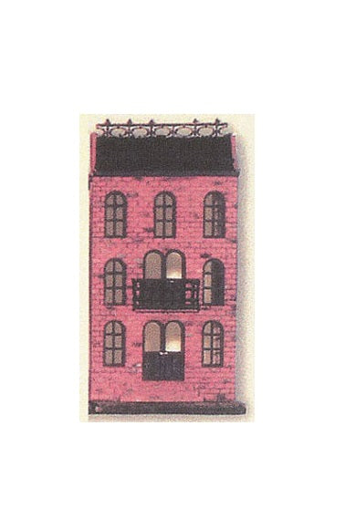 Row House Laserskåret træ kit