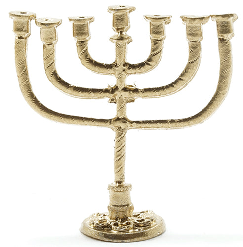 Menorah 7 armet, stor, messing