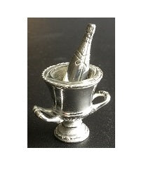 Champagnekøler m/ 1 fl. Champagne. Højglanspoleret stål