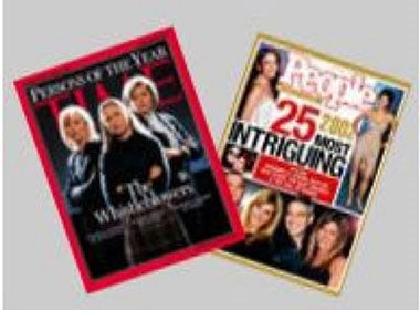 Time and People Magazines 2 stk. i 1:12
