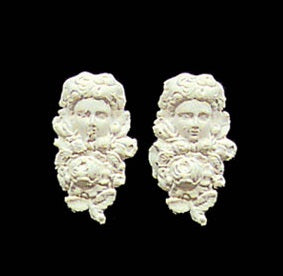 Appliques 2 stk.  2,1 x 4,6 cm