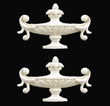 Applique 2 stk. H: 2,8 x B: 4,5 cm