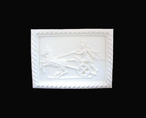 Charriot wallplaque 8 x 6 cm