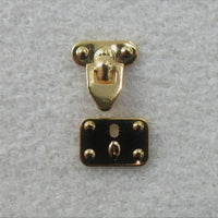 Kuffert lås ,, guld" sæt