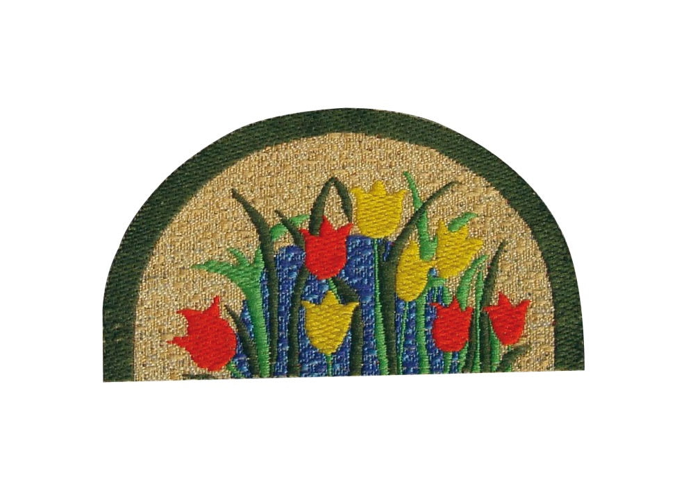 Måtte med blomster
