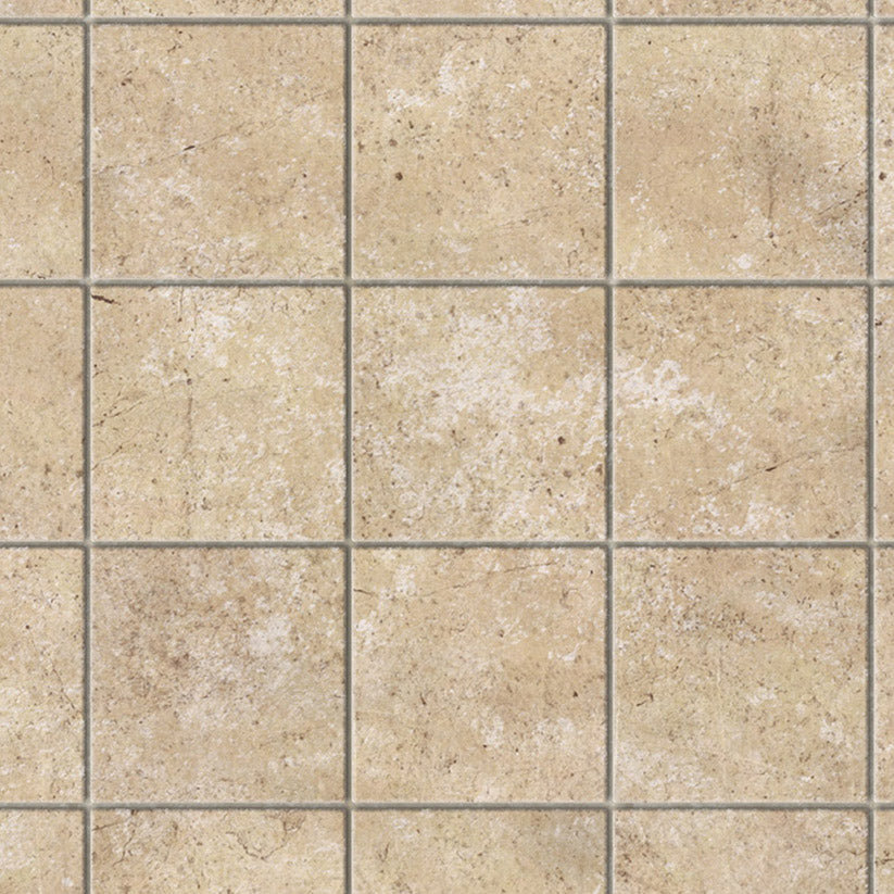 Limestone firkantede fliser, glat karton
