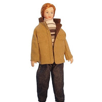 Porcelænsdukke Moderne mand i jakke