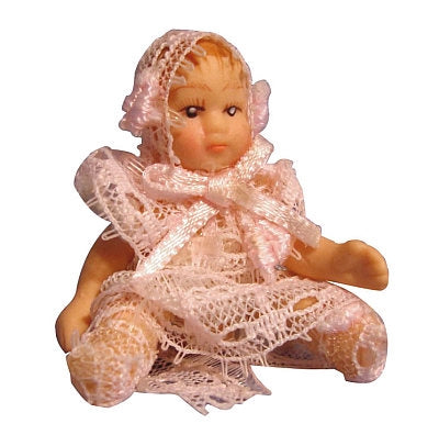 Porcelænsdukke, Baby pige i rosa